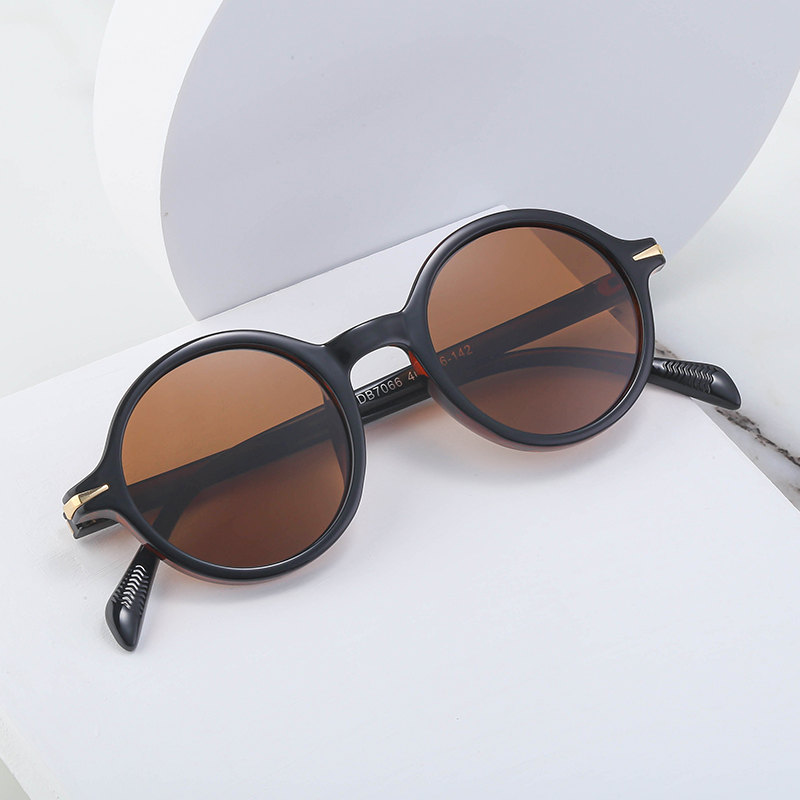 Casual Solid Color Tac Round Frame Full Frame Men's Sunglasses display picture 2