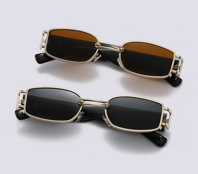 Retro Geometric Pc Square Full Frame Women's Sunglasses display picture 1