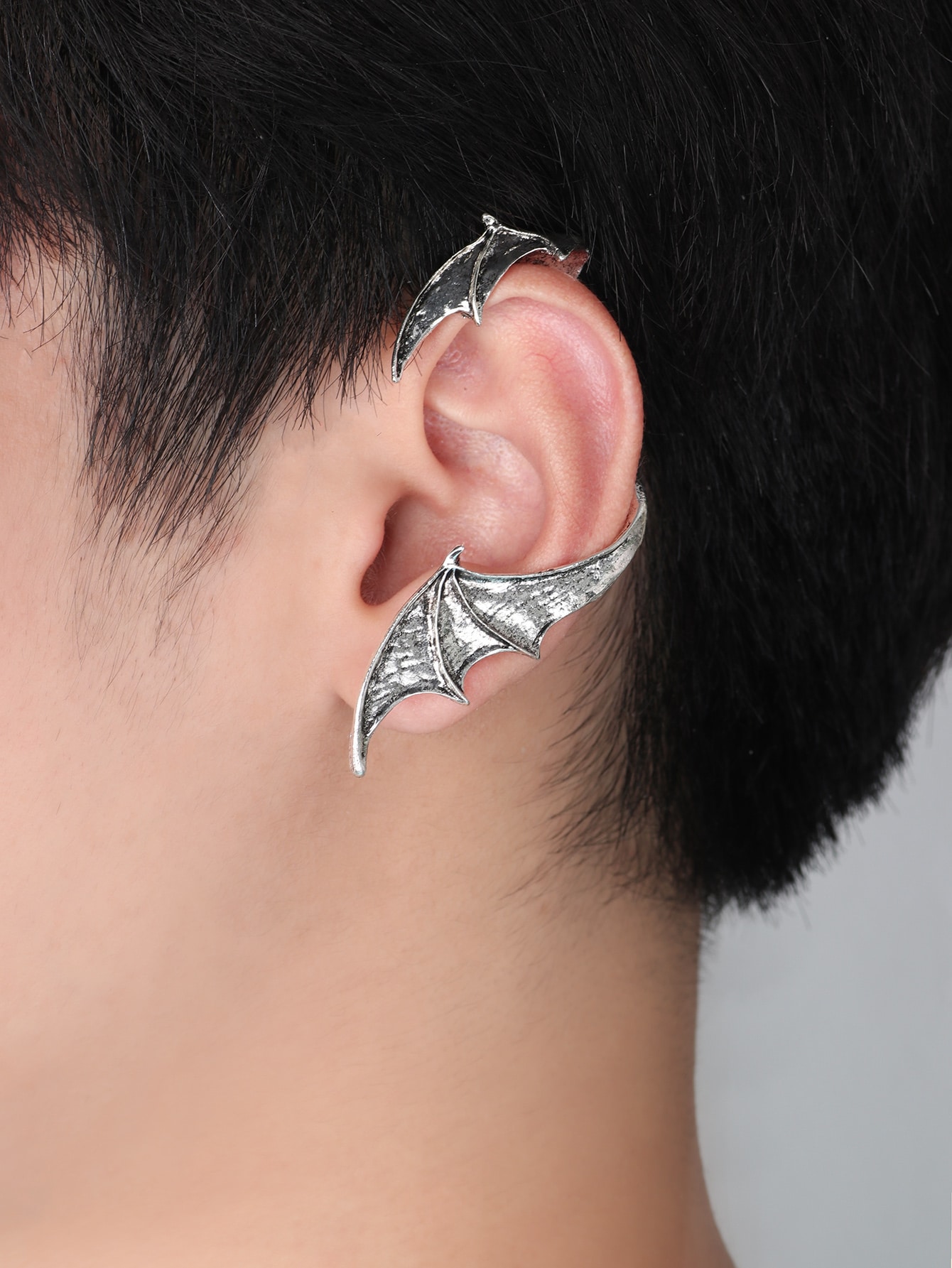 Wholesale Jewelry 1 Pair Hip-hop Wings Bat Alloy Ear Clips display picture 1