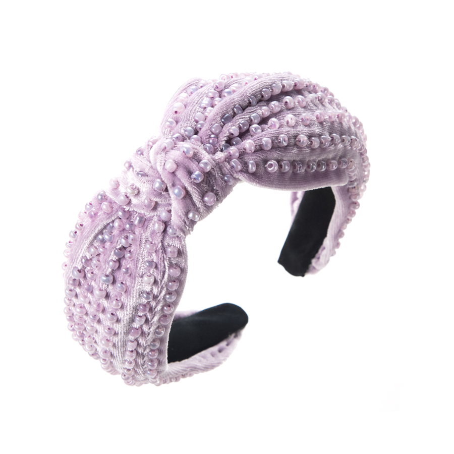 Simple Style Knot Cloth Beaded Hair Band display picture 8