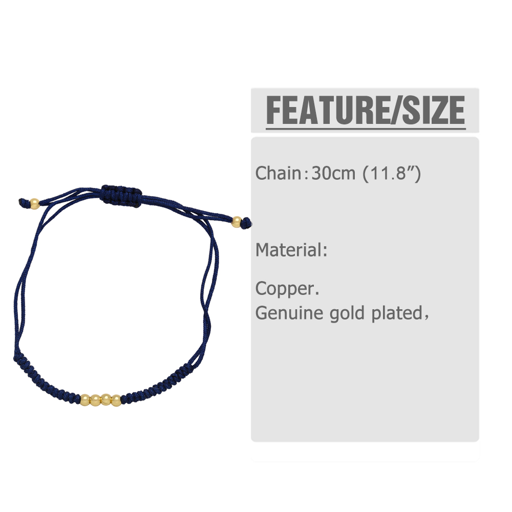 Simple Style Heart Shape Rope Copper Beaded Plating Inlay Zircon 18k Gold Plated Women's Bracelets display picture 1