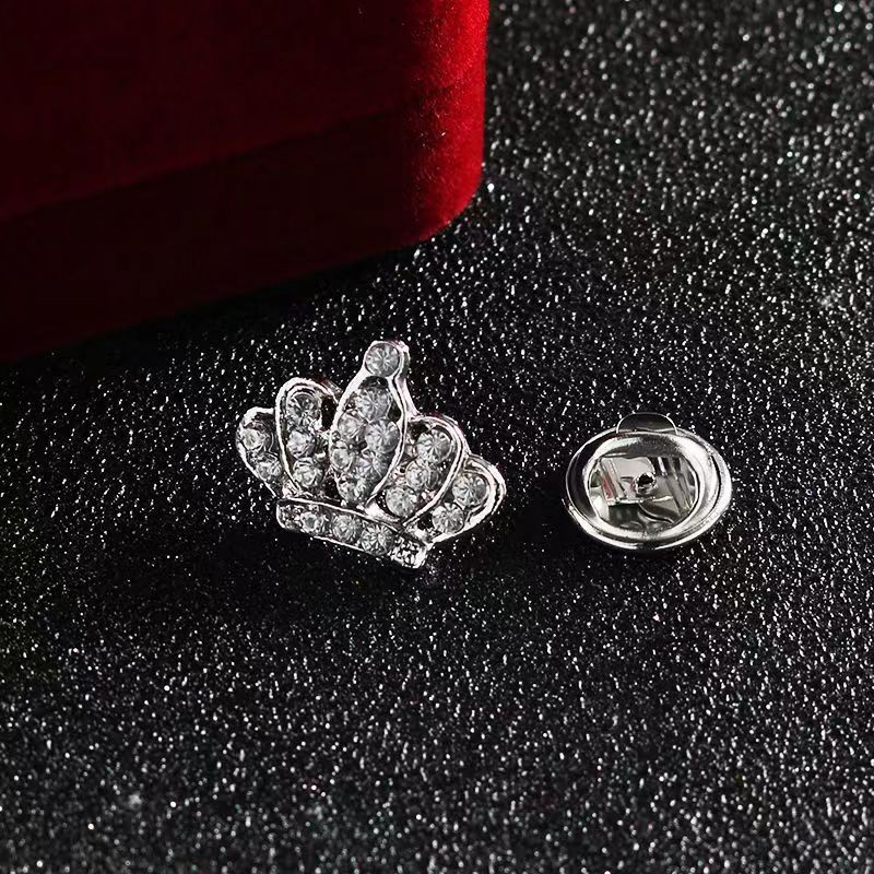 Classic Style Crown Alloy Inlay Rhinestones Women's Brooches display picture 6