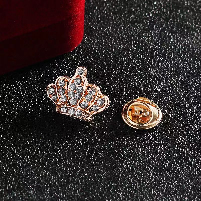 Classic Style Crown Alloy Inlay Rhinestones Women's Brooches display picture 7