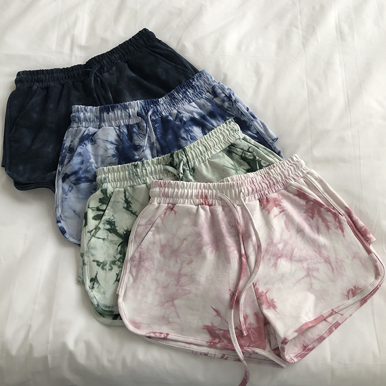 Women's Holiday Beach Sports Color Block Shorts Casual Pants Shorts display picture 3