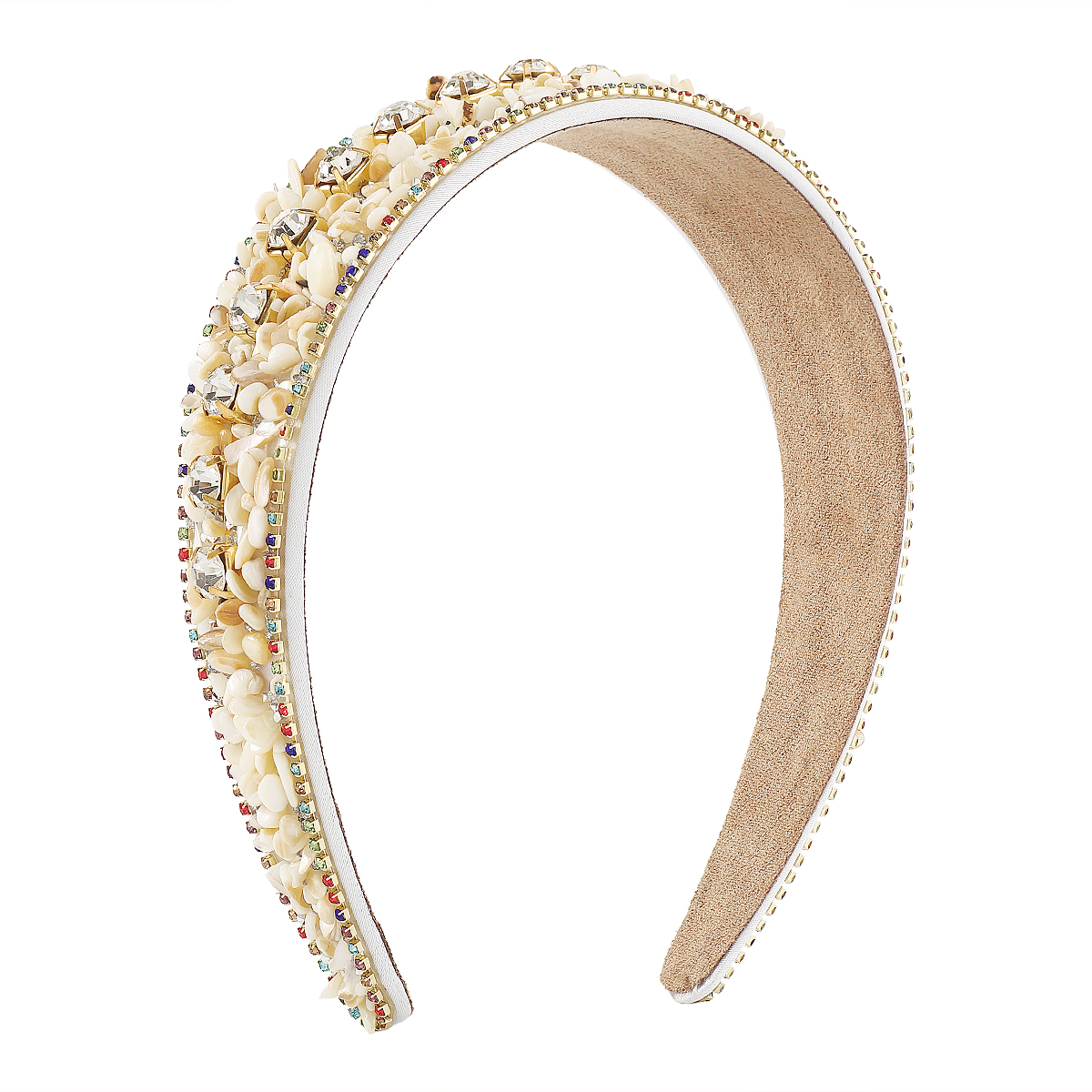 Baroque Style Multicolor Rhinestone Gravel Hair Band display picture 16