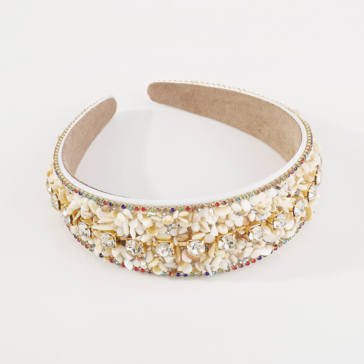Baroque Style Multicolor Rhinestone Gravel Hair Band display picture 4