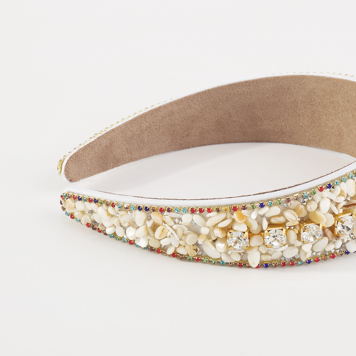 Baroque Style Multicolor Rhinestone Gravel Hair Band display picture 6
