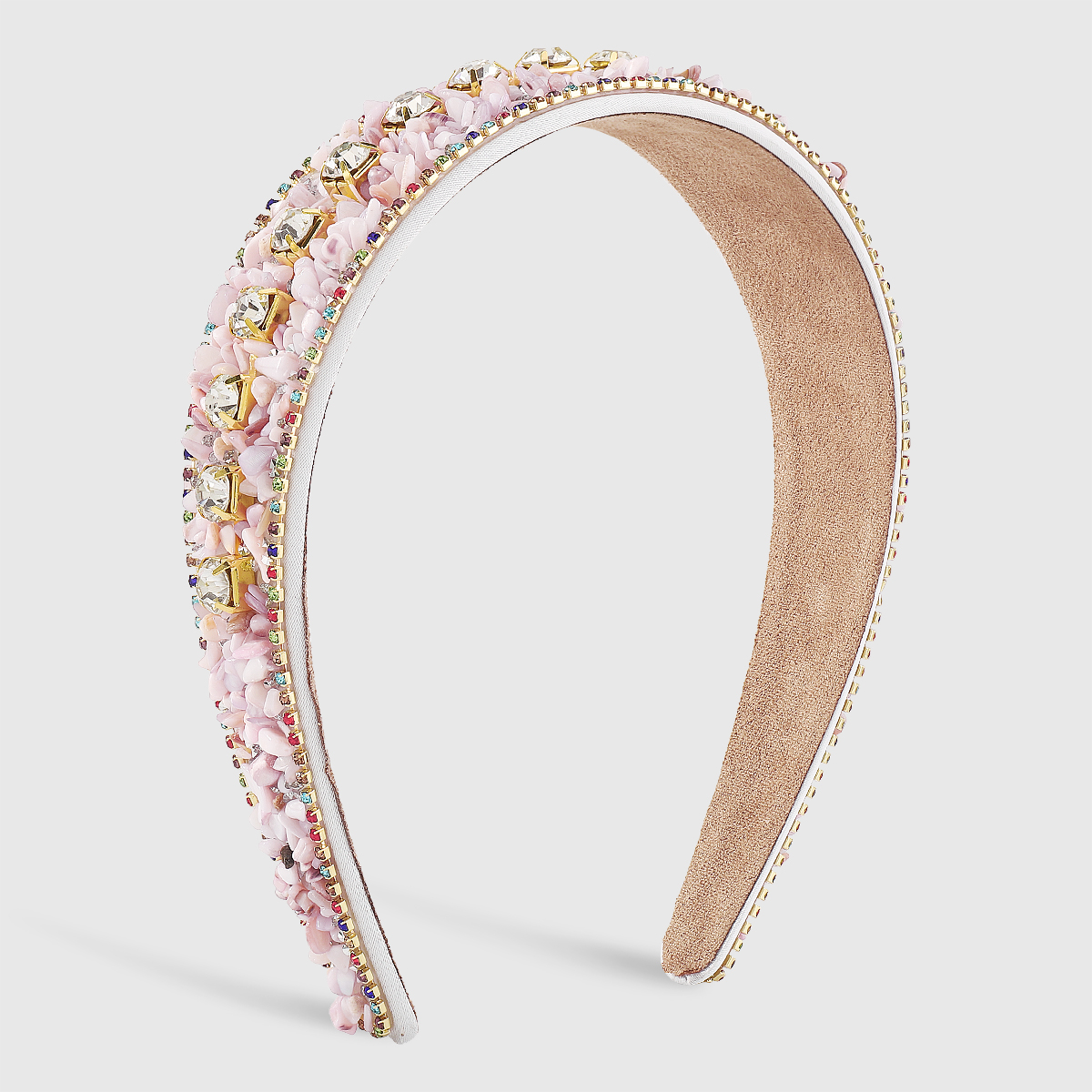 Baroque Style Multicolor Rhinestone Gravel Hair Band display picture 9