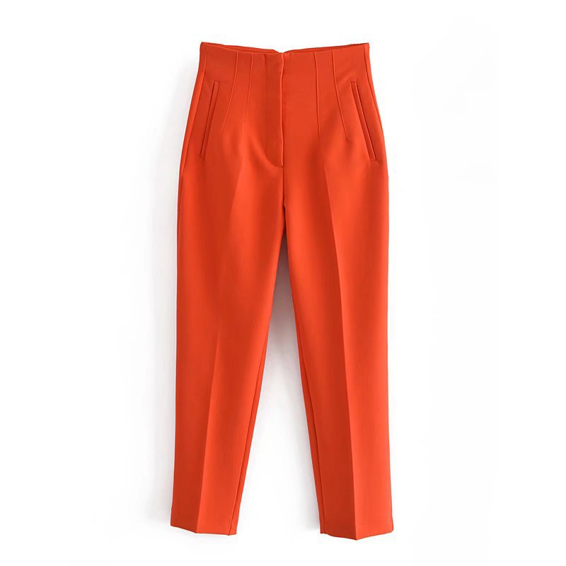 Women's Street Streetwear Solid Color Full Length Casual Pants display picture 12