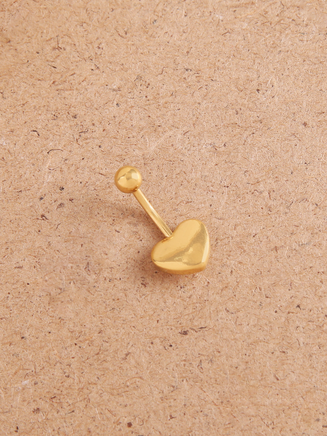 Wholesale Simple Style Heart Shape Alloy Belly Ring display picture 1