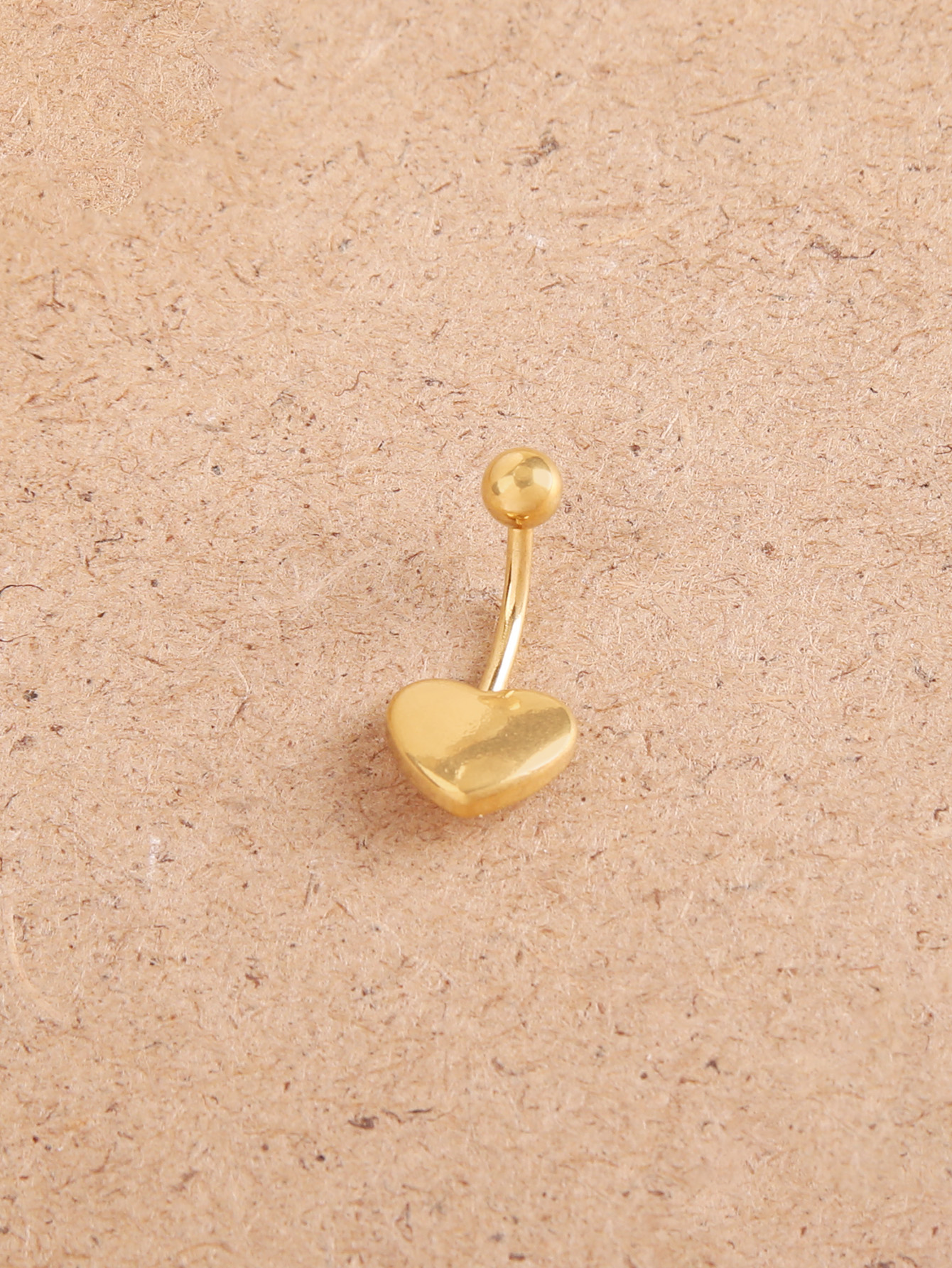 Wholesale Simple Style Heart Shape Alloy Belly Ring display picture 3