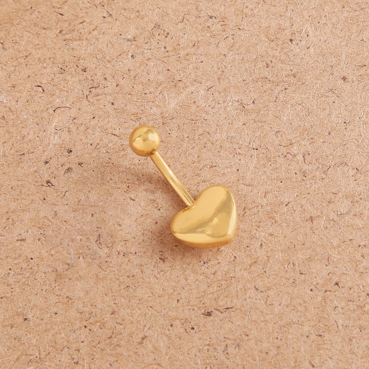 Wholesale Simple Style Heart Shape Alloy Belly Ring display picture 4