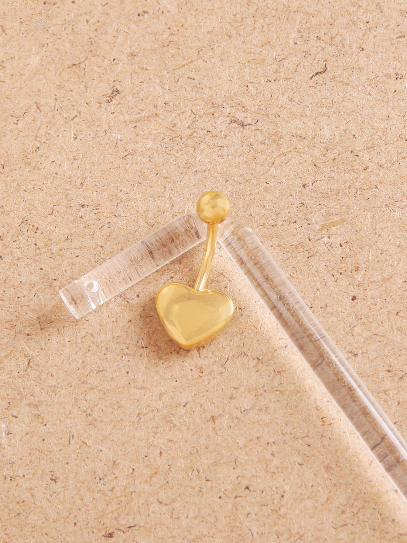 Wholesale Simple Style Heart Shape Alloy Belly Ring display picture 6