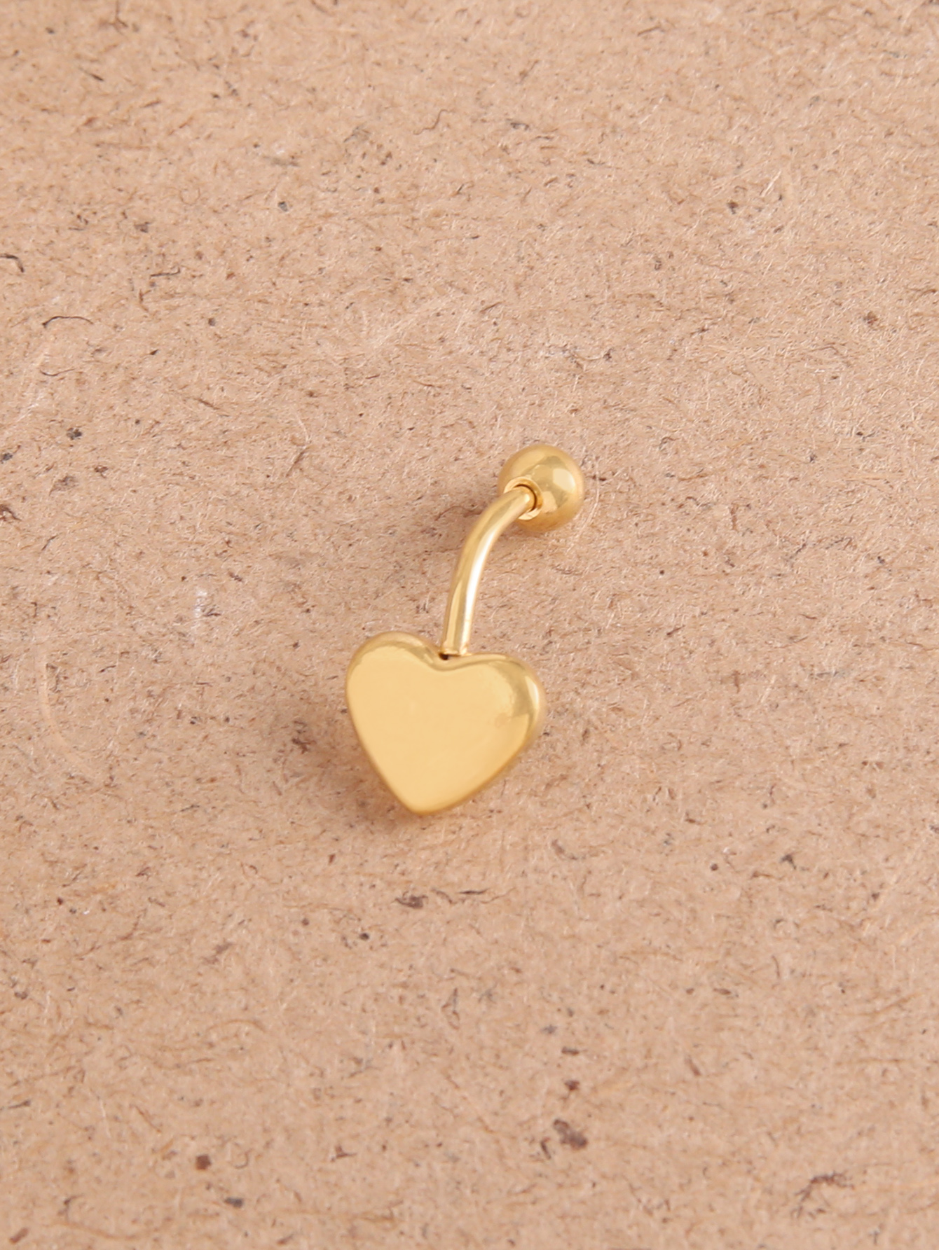 Wholesale Simple Style Heart Shape Alloy Belly Ring display picture 7