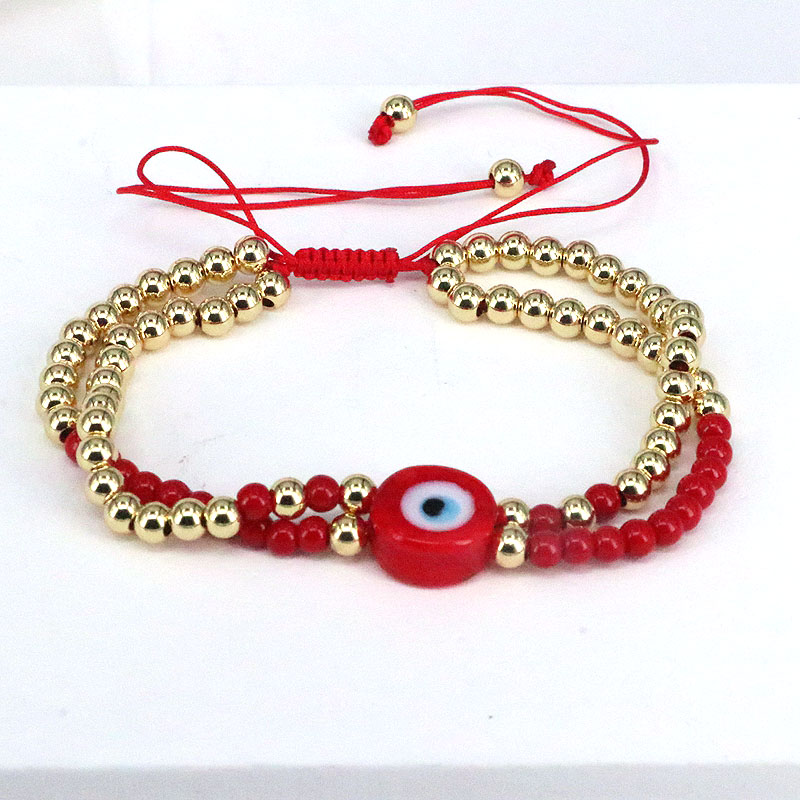 Glam French Style Eye Glass Copper Bracelets In Bulk display picture 6
