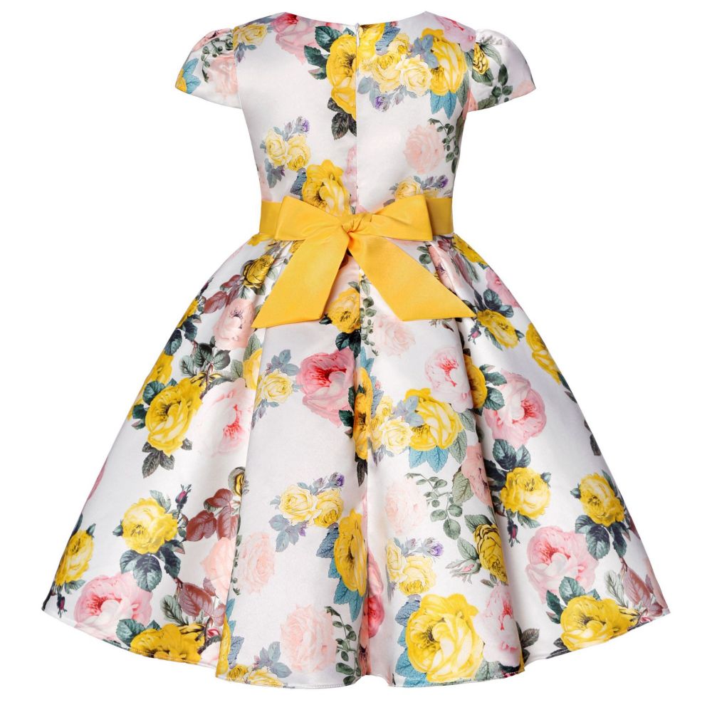 Elegant Flower Bowknot Polyester Girls Dresses display picture 6