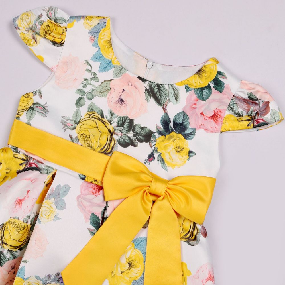 Elegant Flower Bowknot Polyester Girls Dresses display picture 4