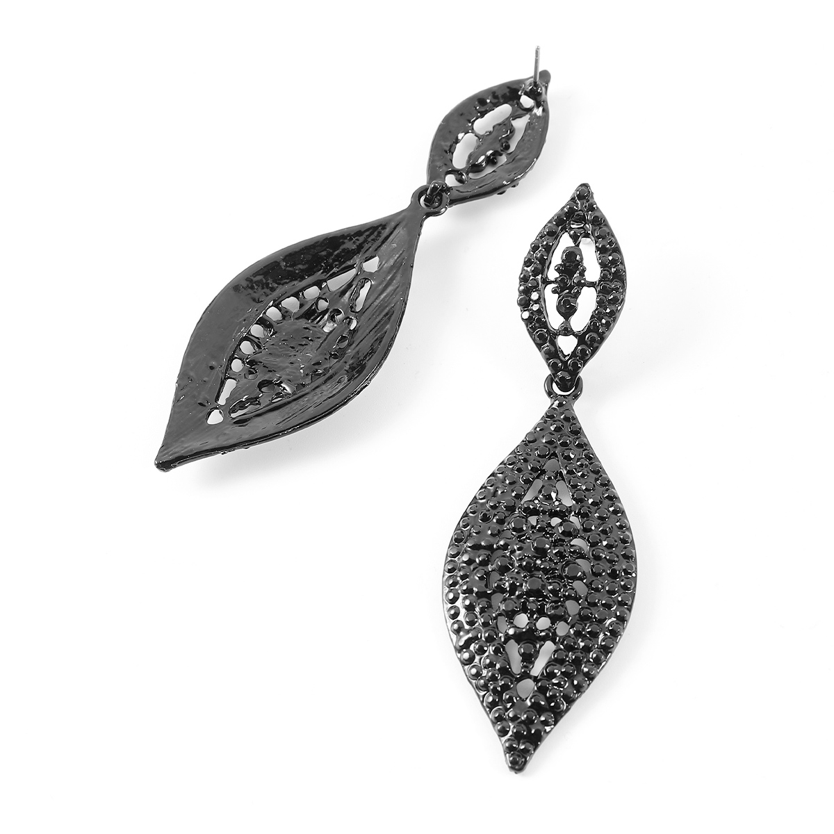 Wholesale Jewelry 1 Pair Exaggerated Geometric Alloy Resin Drop Earrings display picture 1