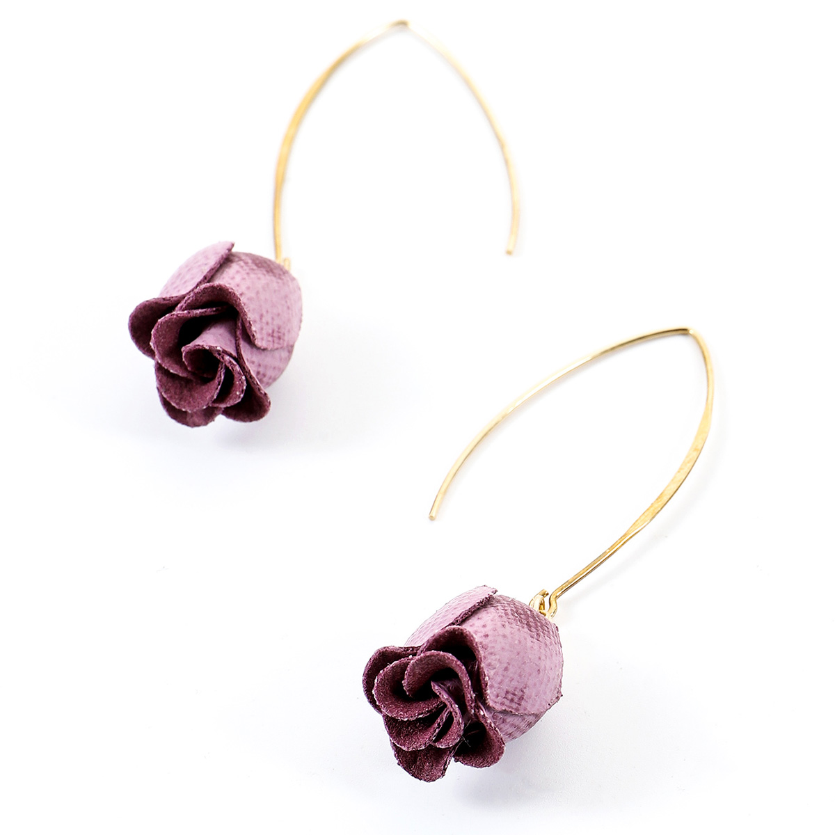 Wholesale Jewelry 1 Pair Romantic Flower Alloy Cloth Drop Earrings display picture 1