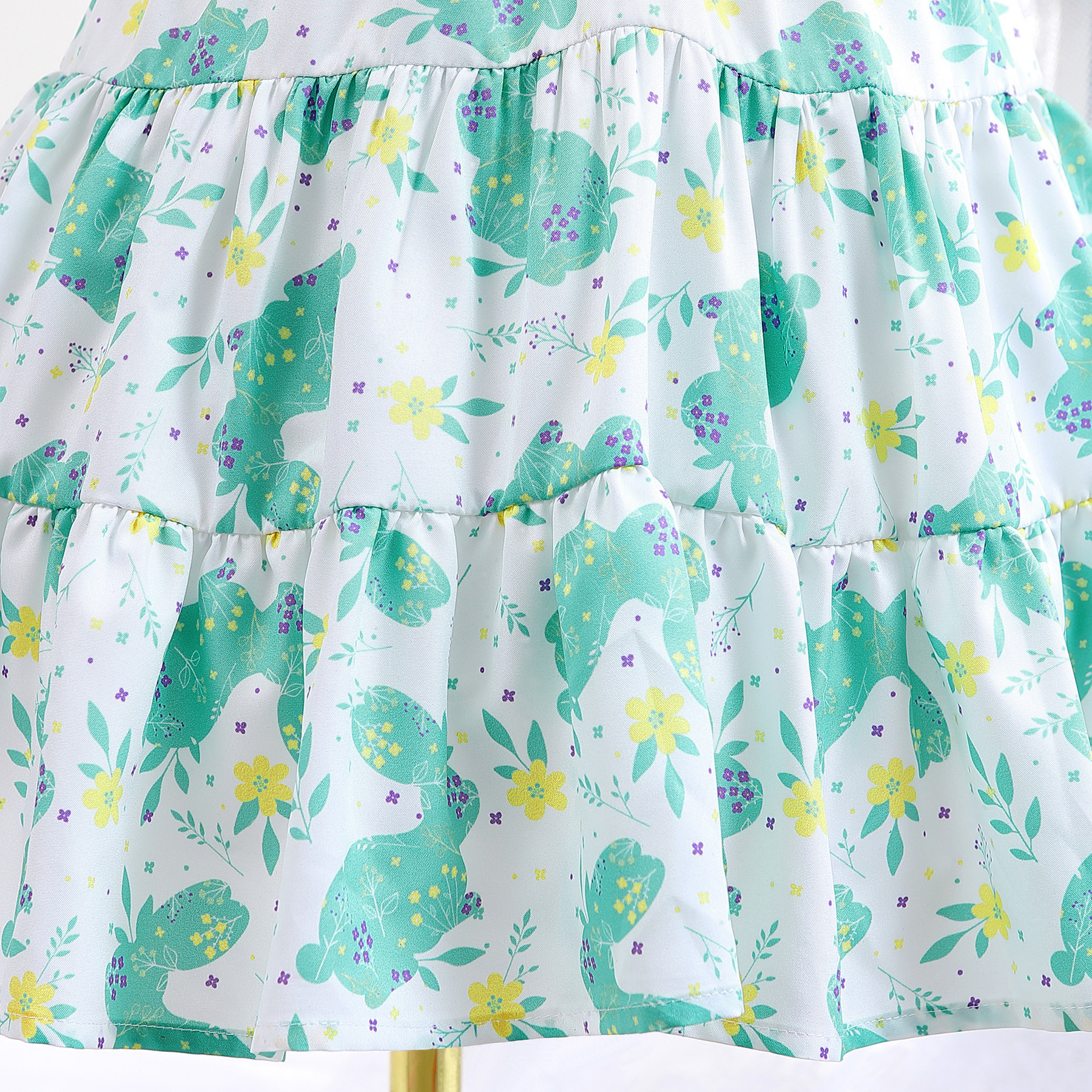 Cute Rabbit Bowknot Polyester Girls Dresses display picture 5