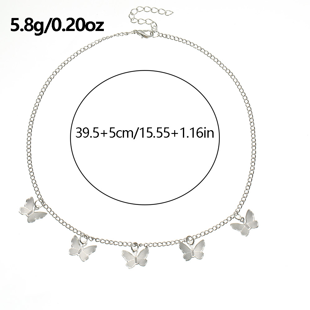 Cool Style Butterfly Metal Plating Women's Necklace display picture 5