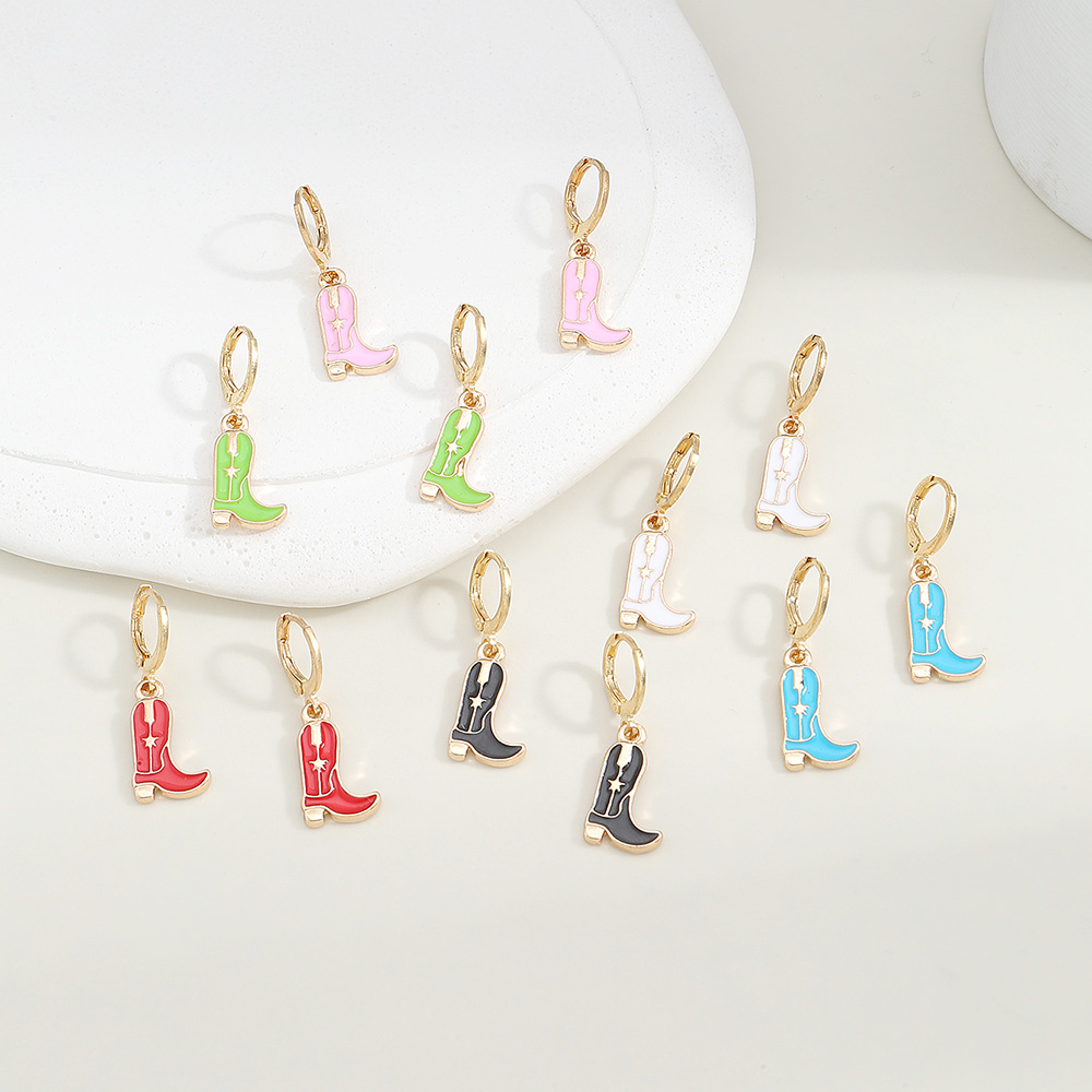Wholesale Jewelry 1 Pair Fashion Shoe Alloy Drop Earrings display picture 1