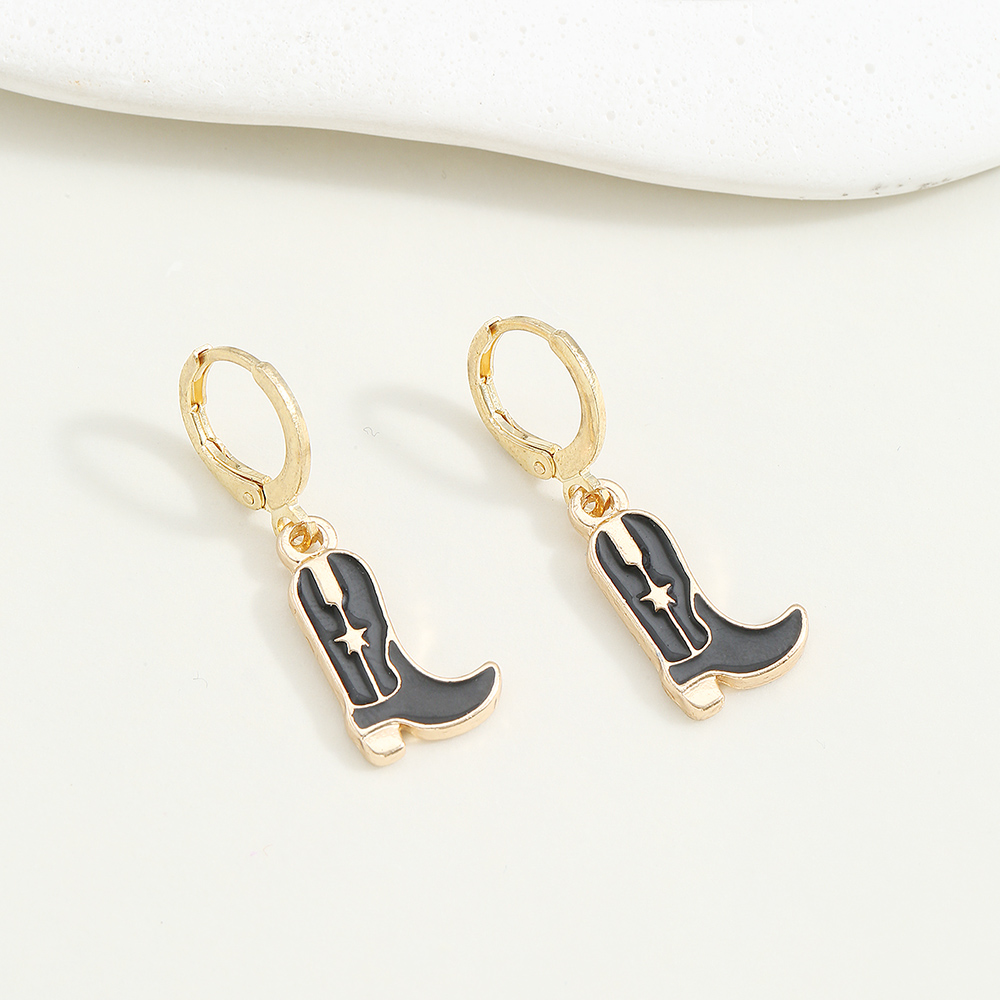 Wholesale Jewelry 1 Pair Fashion Shoe Alloy Drop Earrings display picture 4