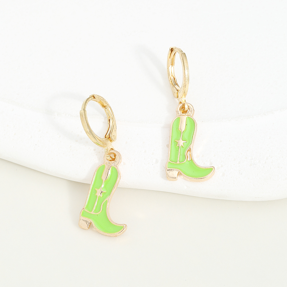 Wholesale Jewelry 1 Pair Fashion Shoe Alloy Drop Earrings display picture 3