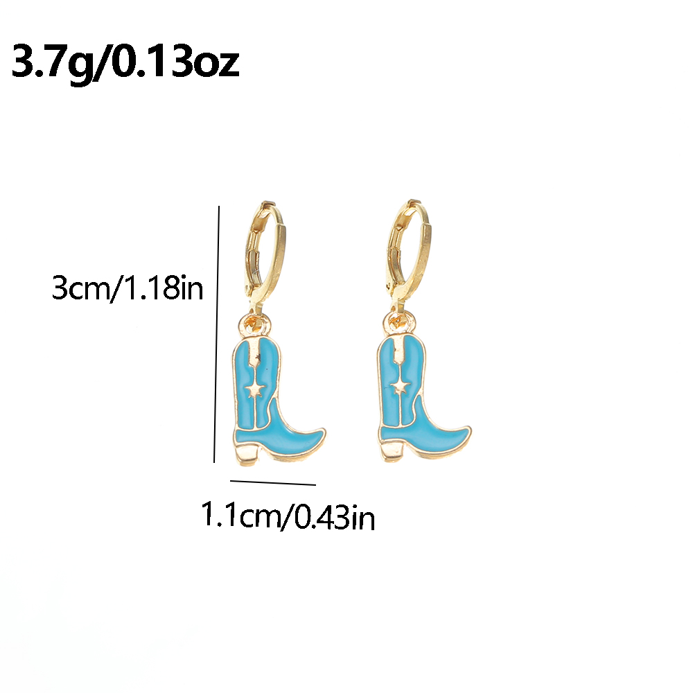 Wholesale Jewelry 1 Pair Fashion Shoe Alloy Drop Earrings display picture 5