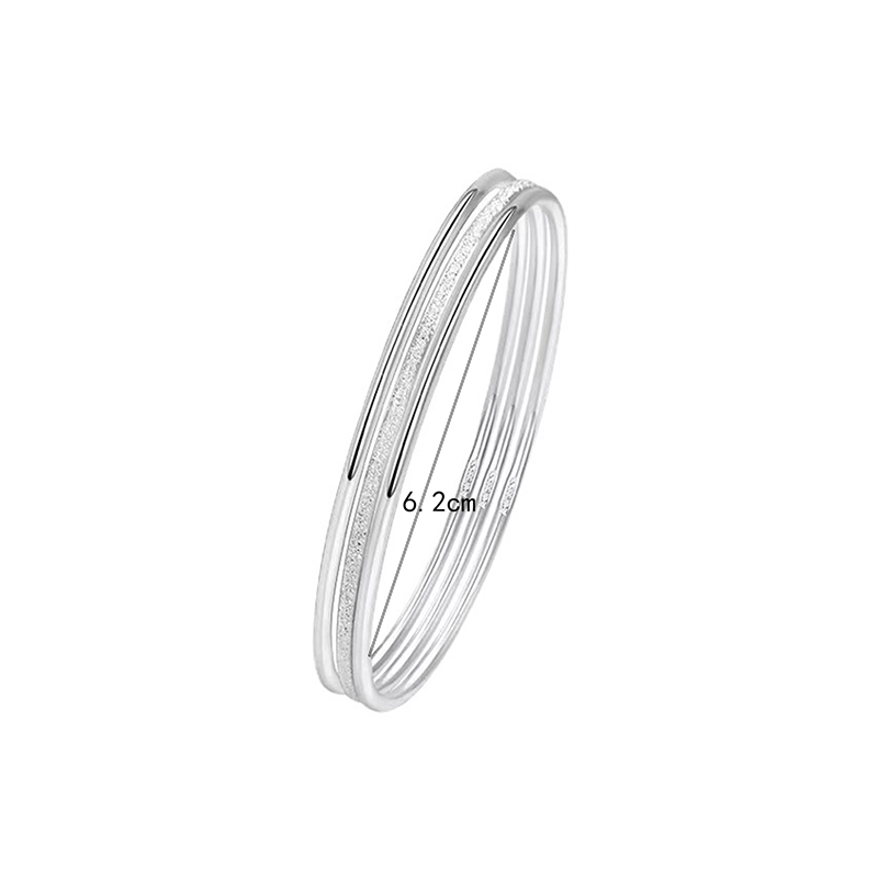 Wholesale Jewelry Simple Style Solid Color Alloy Bangle display picture 2