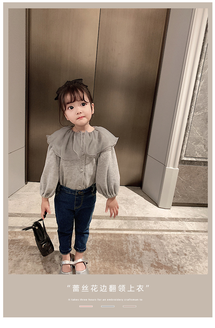 Princess Cute Simple Style Solid Color Lace Cotton Girls Outerwear display picture 8