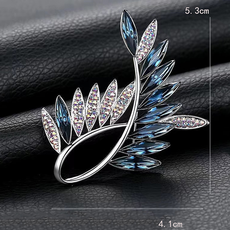 Simple Style Branches Alloy Inlay Zircon Women'S Brooches display picture 4