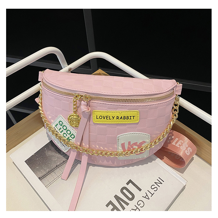 Women's Streetwear Letter Pu Leather Waist Bags display picture 5