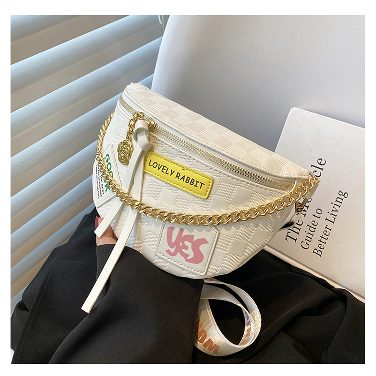 Women's Streetwear Letter Pu Leather Waist Bags display picture 8