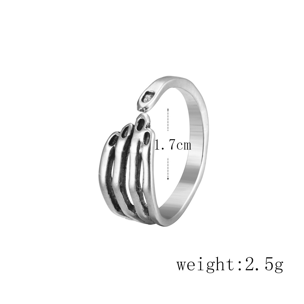 Vintage Style Geometric Alloy Wholesale Open Ring display picture 10
