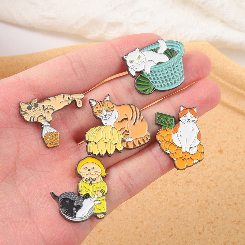 Cute Animal Alloy Stoving Varnish Unisex Brooches display picture 6