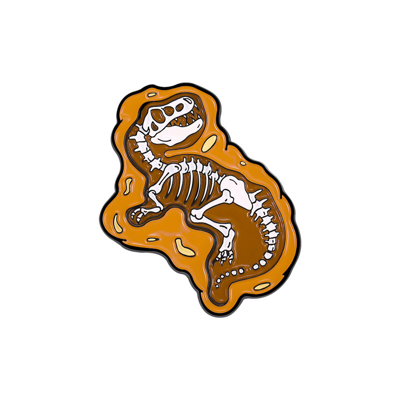 Cartoon Style Dinosaur Alloy Stoving Varnish Unisex Brooches display picture 35