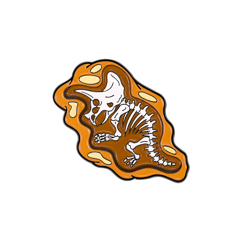 Cartoon Style Dinosaur Alloy Stoving Varnish Unisex Brooches display picture 28