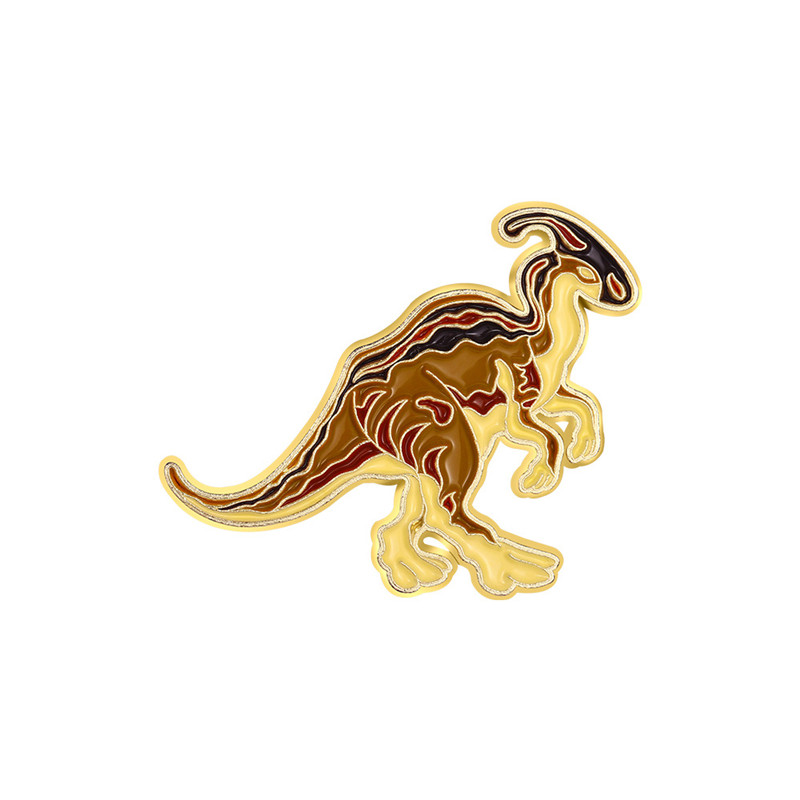 Cartoon Style Dinosaur Alloy Stoving Varnish Unisex Brooches display picture 18