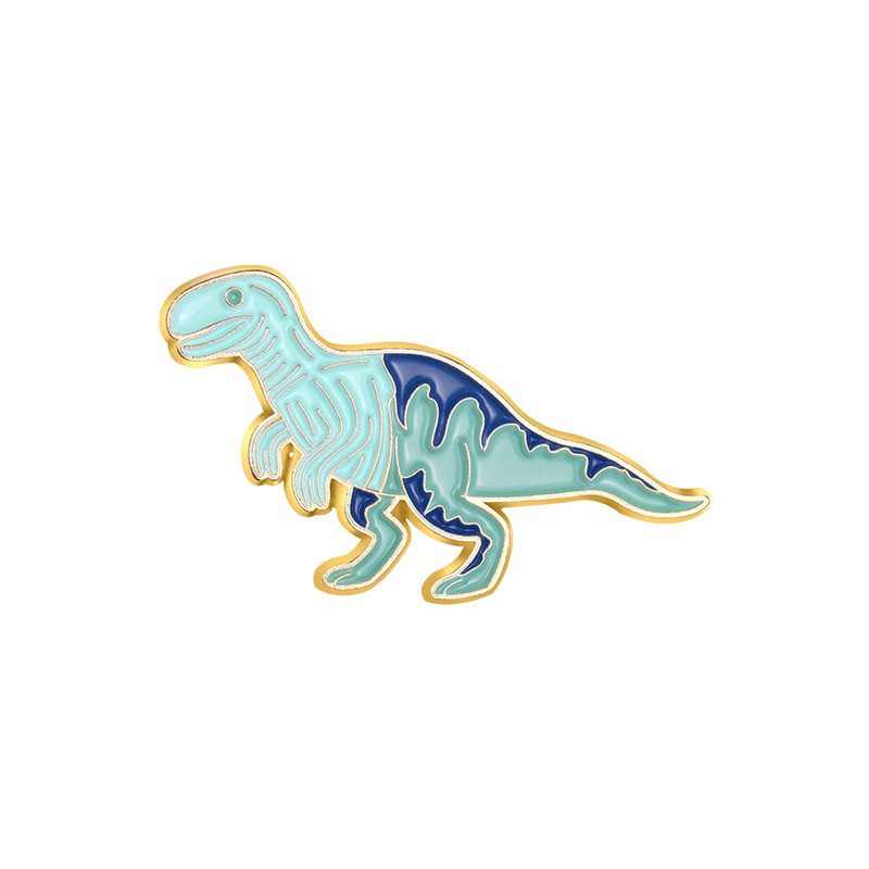 Cartoon Style Dinosaur Alloy Stoving Varnish Unisex Brooches display picture 25