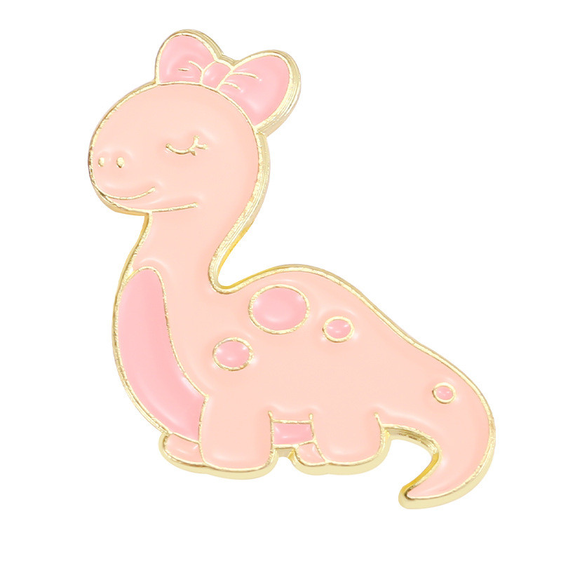 Cartoon Style Dinosaur Alloy Stoving Varnish Unisex Brooches display picture 29