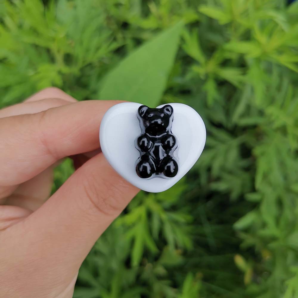 Simple Style Bear Synthetic Resin Wholesale Rings display picture 1