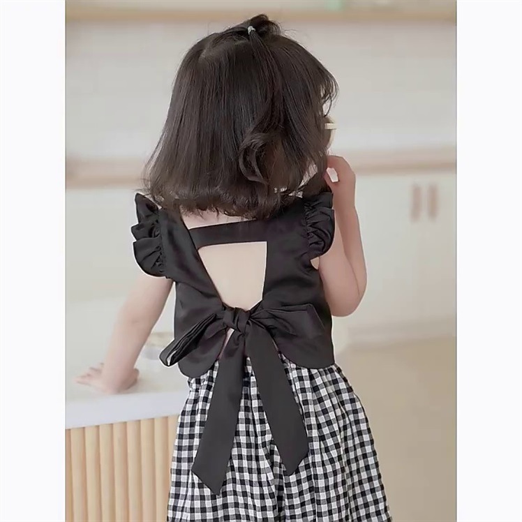Streetwear Solid Color Cotton Spandex Polyester Girls Clothing Sets display picture 3
