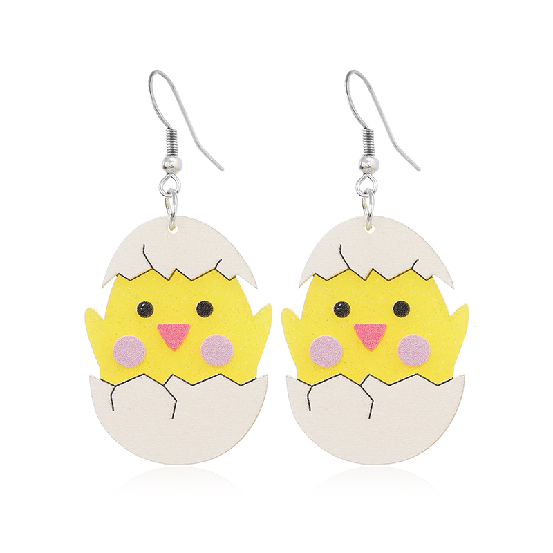 1 Pair Cute Cartoon Arylic Drop Earrings display picture 5
