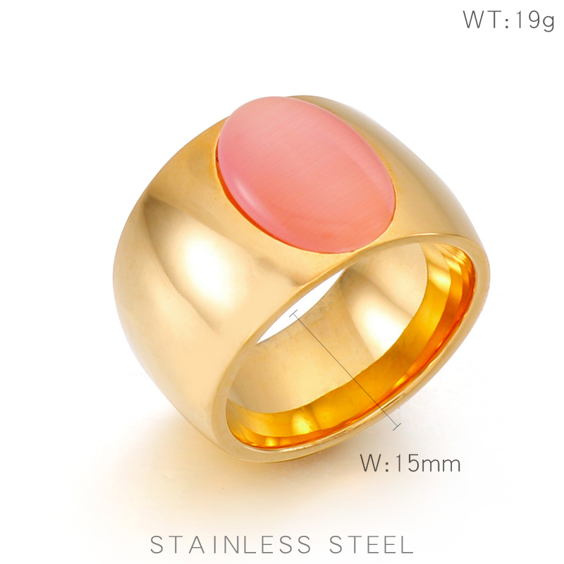 Titanium Steel 18K Gold Plated Simple Style Inlay Round Zircon Rings display picture 2