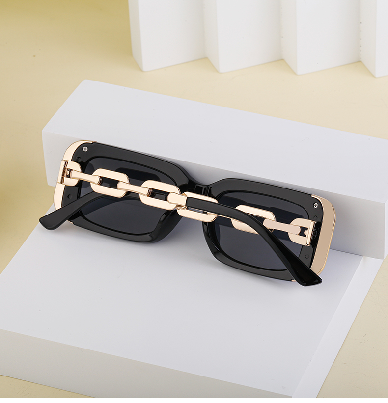 Streetwear Geometric Pc Square Full Frame Women's Sunglasses display picture 1