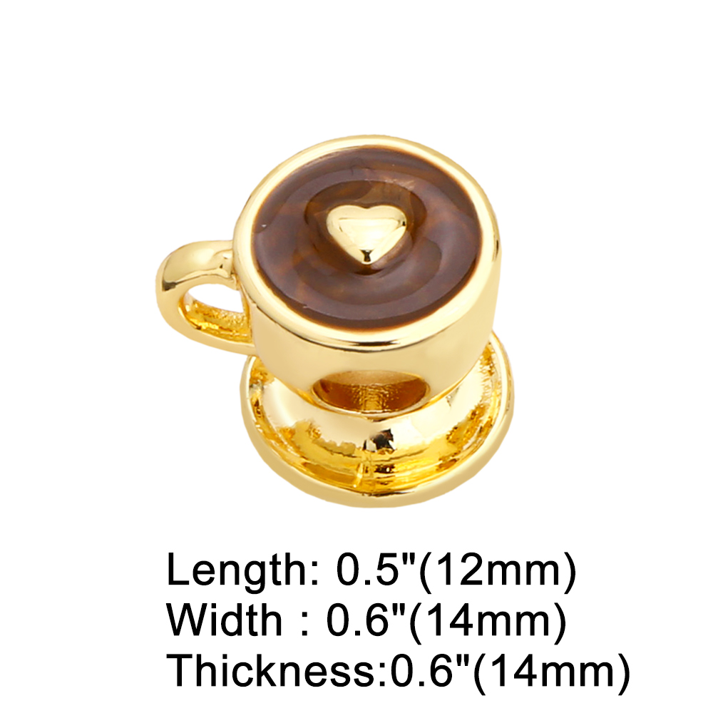 1 Piece Copper Cup Heart Shape display picture 9