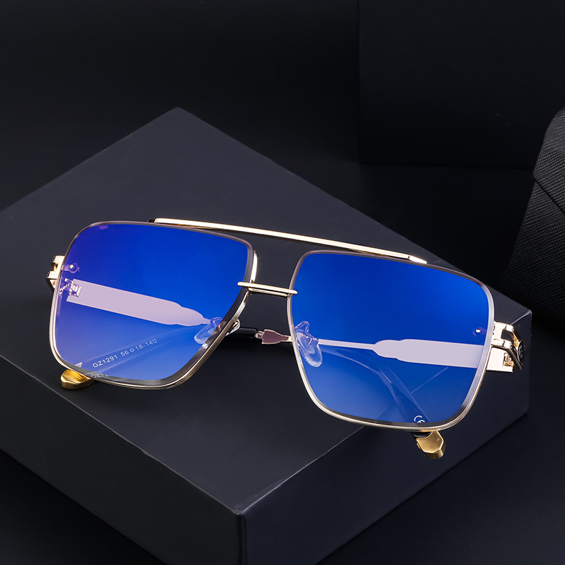 Casual Solid Color Pc Square Full Frame Men's Sunglasses display picture 3