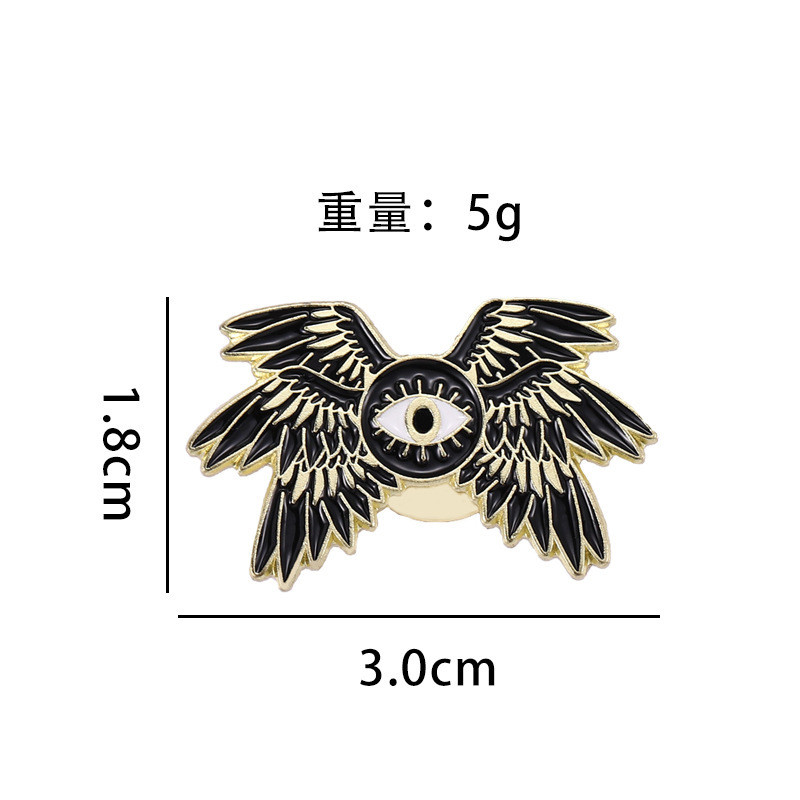 Cartoon Style Crow Bird Alloy Stamping Stoving Varnish Plating Unisex Brooches display picture 7