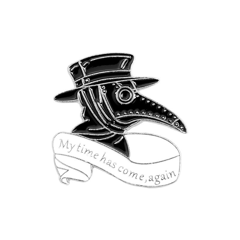 Cartoon Style Crow Bird Alloy Stamping Stoving Varnish Plating Unisex Brooches display picture 10